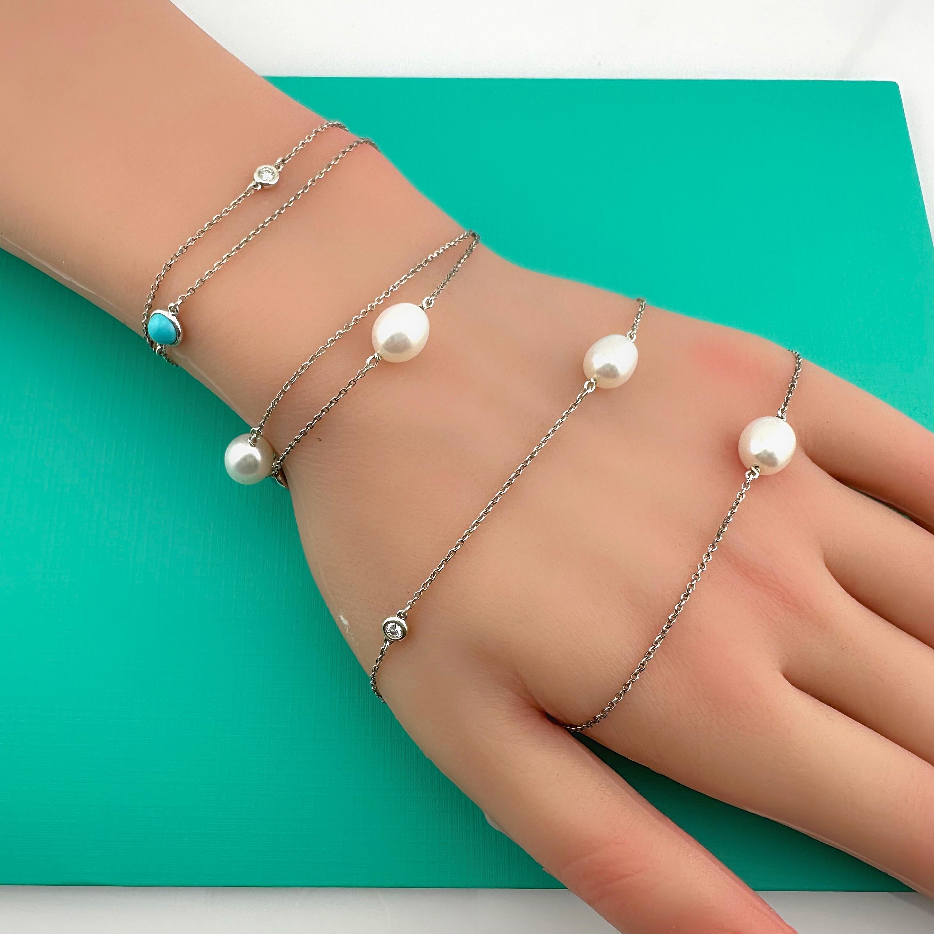 Tiffany & Co Sterling Silver Elsa Peretti Color by the Yard Sprinkle Necklace For Sale 3