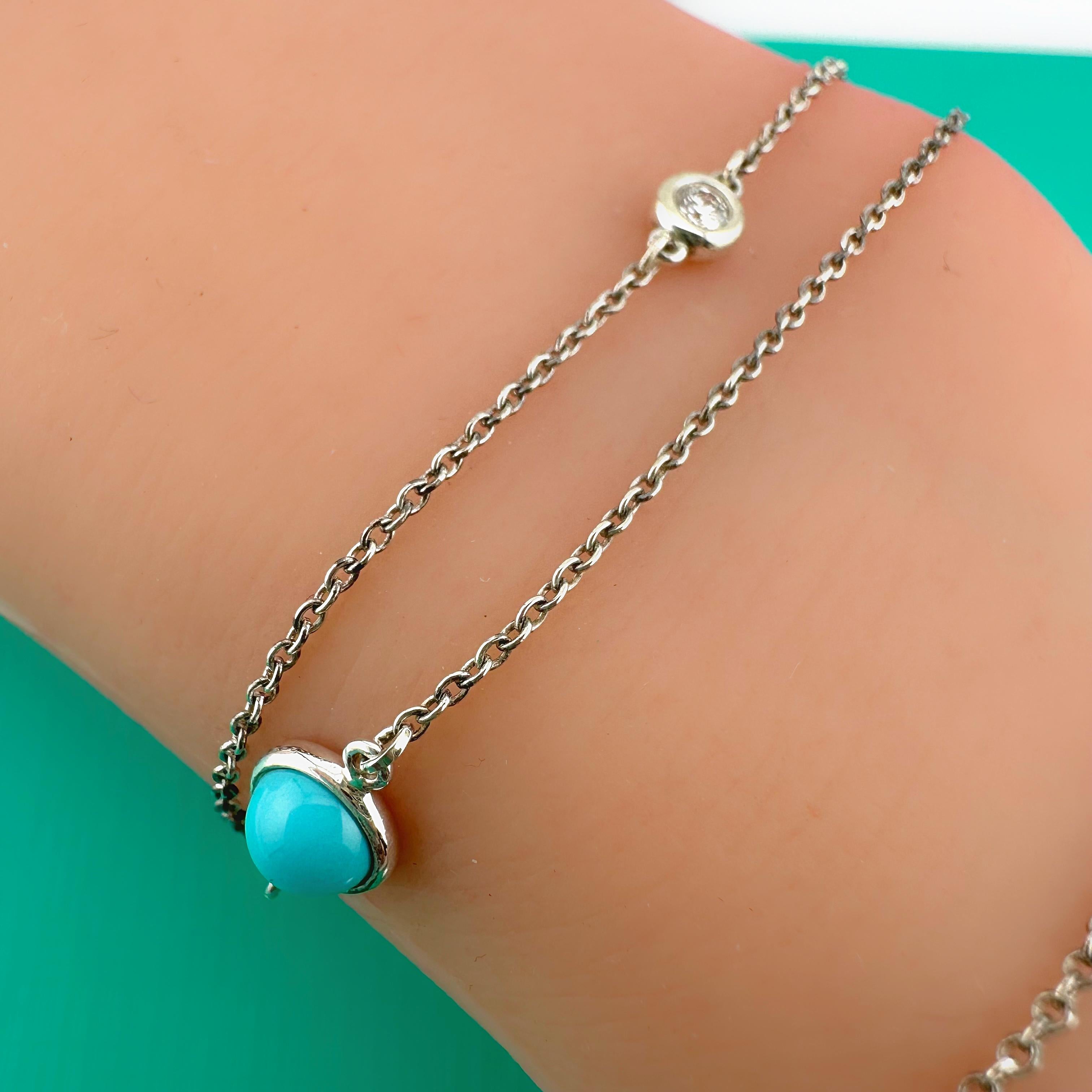 Tiffany & Co Sterling Silver Elsa Peretti Color by the Yard Sprinkle Necklace For Sale 4