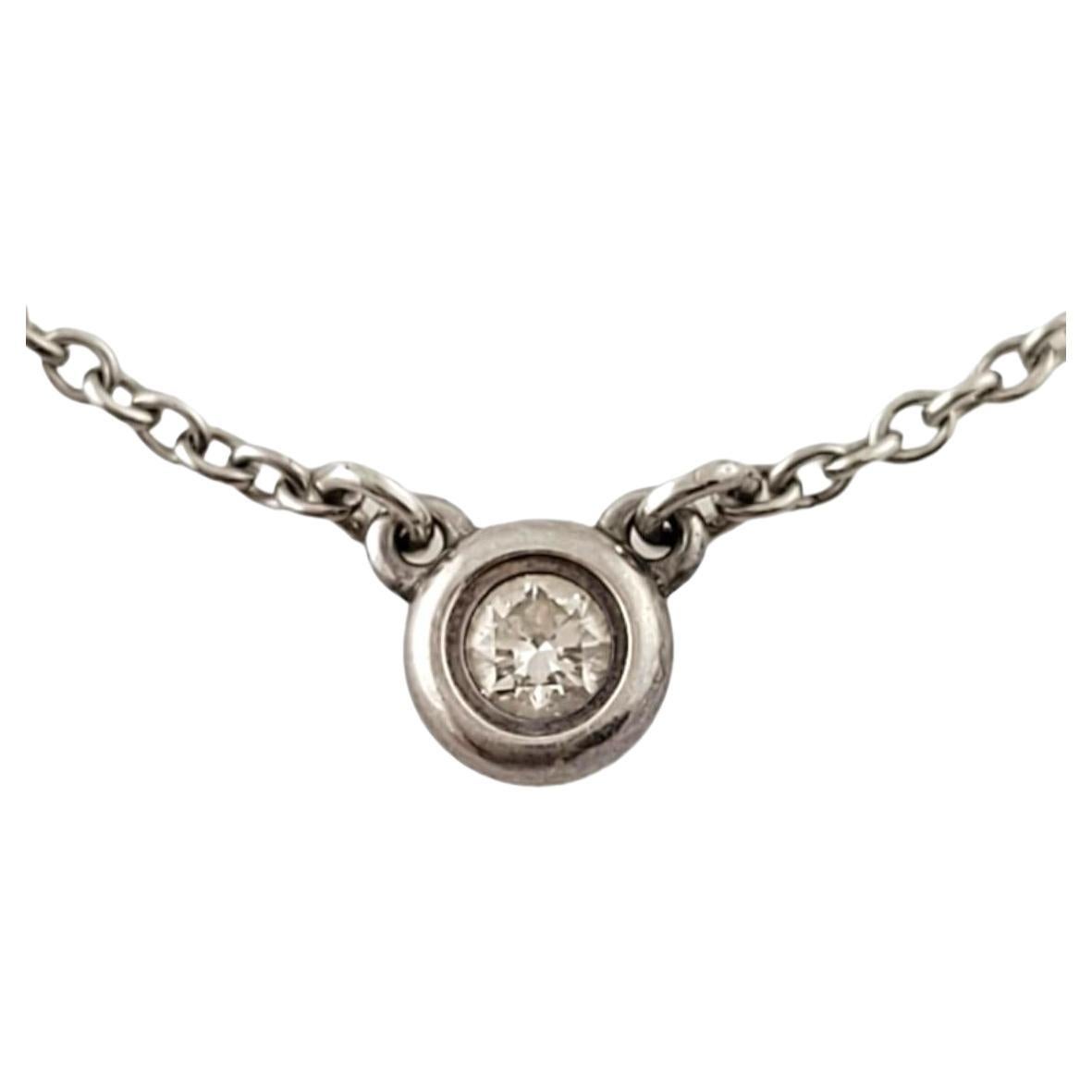 Tiffany and Co. Sterling Silver Elsa Peretti Diamond by the Yard ...