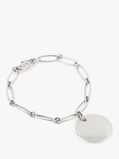 Tiffany & Co. Sterling Silver Elsa Peretti Disc Large Link Bracelet