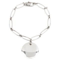 Tiffany 
Co. Sterling Silver Elsa Peretti Disc Large Link Bracelet