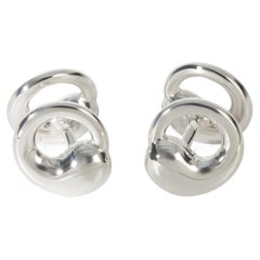 Tiffany & Co. Sterling Silver  Elsa Peretti Eternal Circle Cufflinks