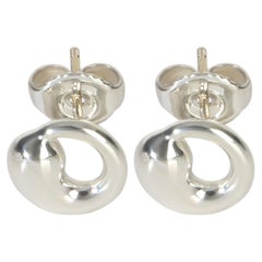 Tiffany & Co. Sterling Silver  Elsa Peretti Eternal Circle Earrings