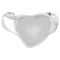 Tiffany & Co. Sterling Silver  Elsa Peretti Full Heart Bracelet