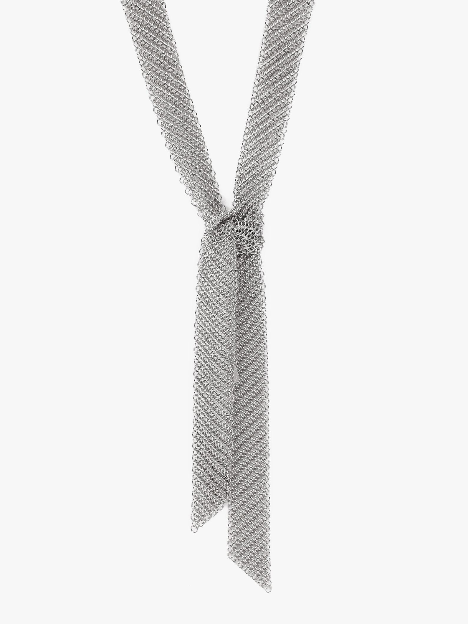 Tiffany & Co. Collier en argent Sterling Elsa Peretti Mesh Scarf 125cm