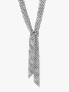 Tiffany & Co. Sterling Silver Elsa Peretti Mesh Scarf 125cm Necklace