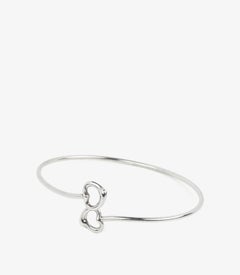 Tiffany & Co. Sterling Silver Elsa Peretti Open Heart Bangle