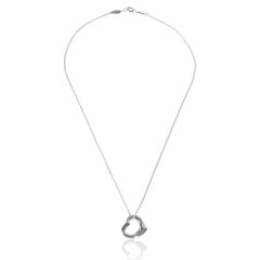 Tiffany & Co. Sterling Silver  Elsa Peretti Open Heart Pendant