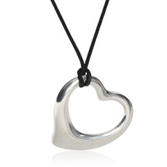 Tiffany & Co. Sterling Silver Elsa Peretti Open Heart Pendant