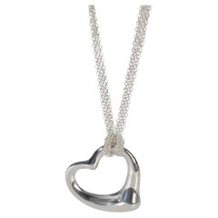 Tiffany & Co. Argento Ciondolo a cuore aperto Elsa Peretti