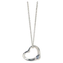 Tiffany & Co. Sterling Silver  Elsa Peretti Open Heart Pendant