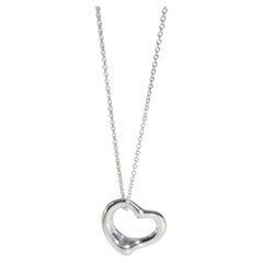 Tiffany & Co. Sterling Silver  Elsa Peretti Open Heart Pendant