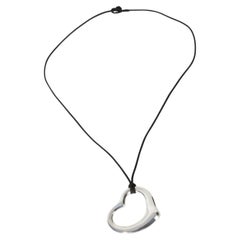 Tiffany & Co. Sterling Silver Elsa Peretti Open Heart Pendant