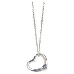 Tiffany & Co. Sterling Silver Elsa Peretti Open Heart Pendant