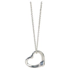 Tiffany & Co. Sterling Silver Elsa Peretti Open Heart Pendant