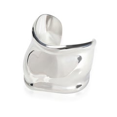 Tiffany & Co. Sterling Silver  Elsa Peretti Small Model Bone Cuff Bracelet