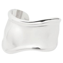 Tiffany & Co. Sterling Silver Elsa Peretti Small Right Bone Cuff