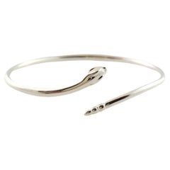 Tiffany & Co. Sterling Silver Elsa Peretti Snake Bangle Bracelet #15841