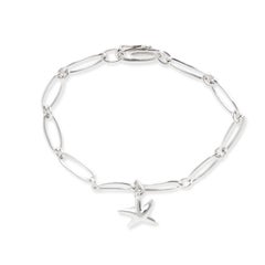 Tiffany & Co. Sterling Silver Elsa Peretti Starfish Charm Bracelet