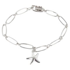 Tiffany & Co. Sterling Silver Elsa Peretti Starfish Charm Bracelet