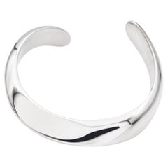 Tiffany & Co. Elsa Peretti, manchette « Swirl » en argent sterling