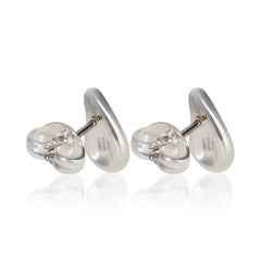 Tiffany & Co. Sterling Silver  Elsa Peretti Teardrop Earrings