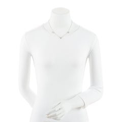 Tiffany & Co. Sterling Silver Elsa Peretti Triple Open Heart Necklace