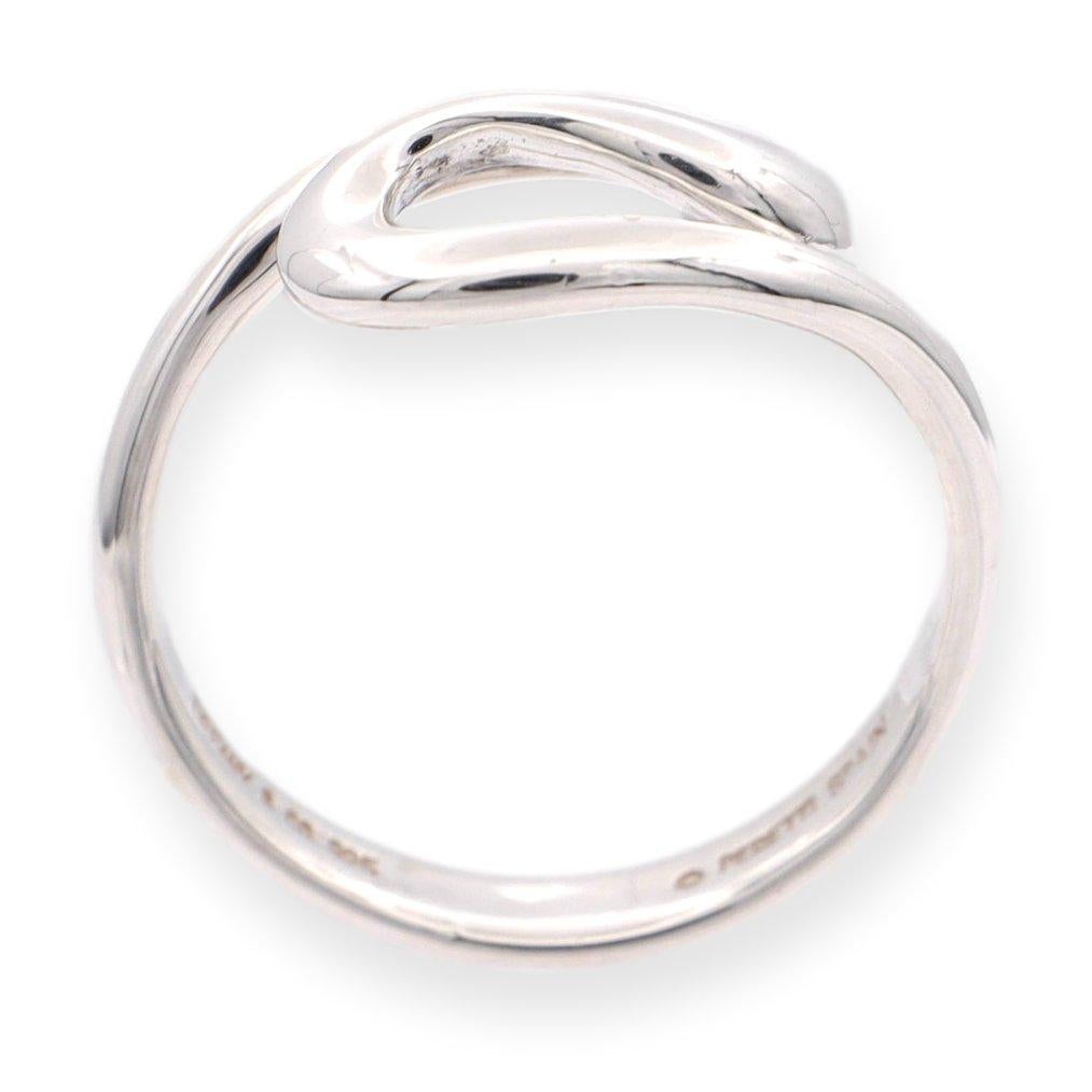 Tiffany & Co. Elsa Peretti: Wave-Ring aus Sterlingsilber Damen