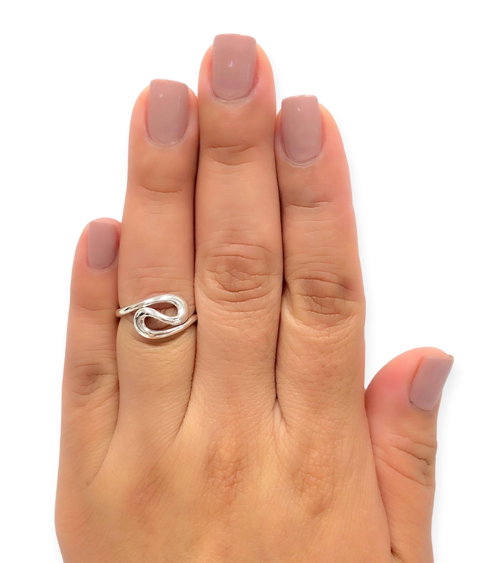 Tiffany & Co. Elsa Peretti: Wave-Ring aus Sterlingsilber 1