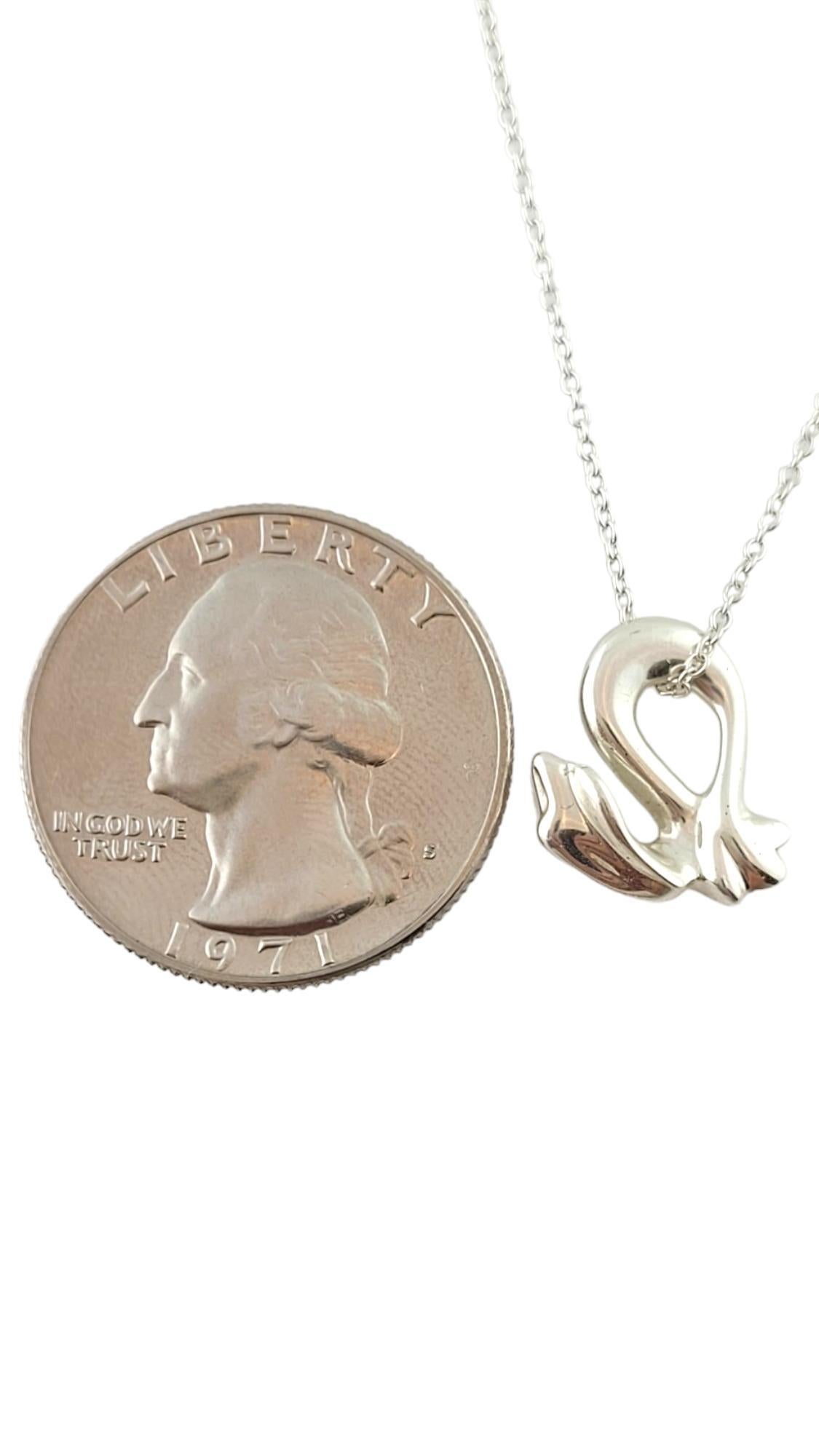 Tiffany & Co. Sterling Silver Elsa Peretti Zodiac Dragon Necklace #17460 3