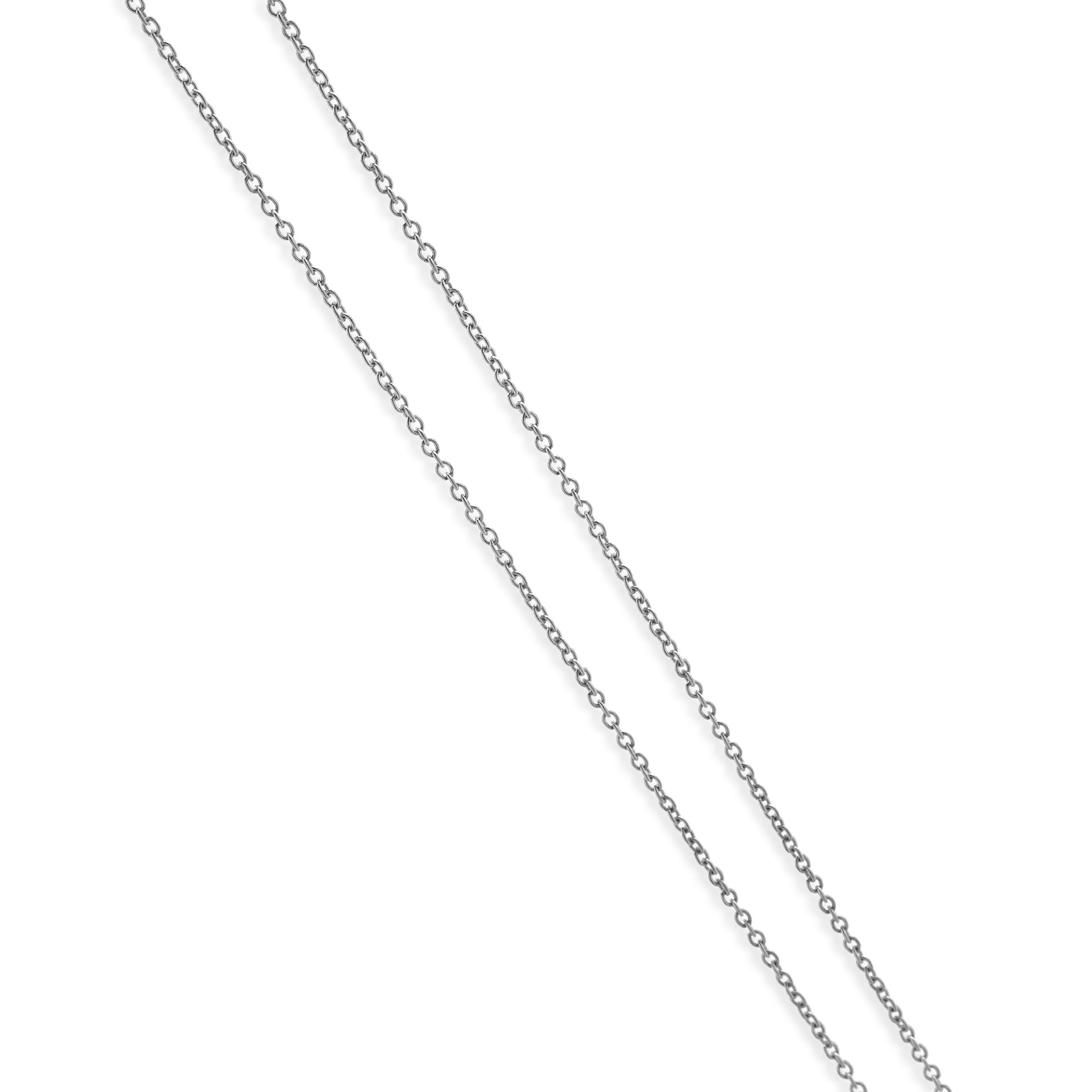 Tiffany & Co. Collana di chiavi con cuore in perline in argento smaltato In condizioni ottime in vendita a Scottsdale, AZ