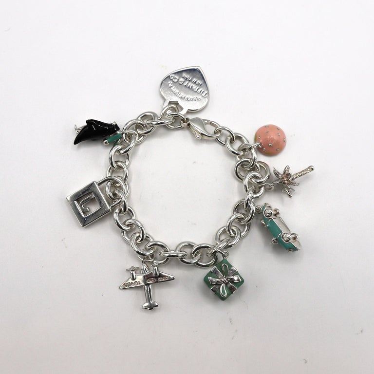 Tiffany & Co. Lock Charm Bracelet - Sterling Silver Charm, Bracelets -  TIF254151