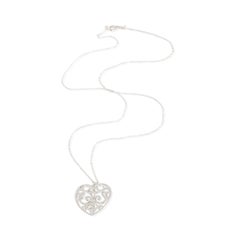 Tiffany & Co. Sterling Silver  Enchant Heart Pendant