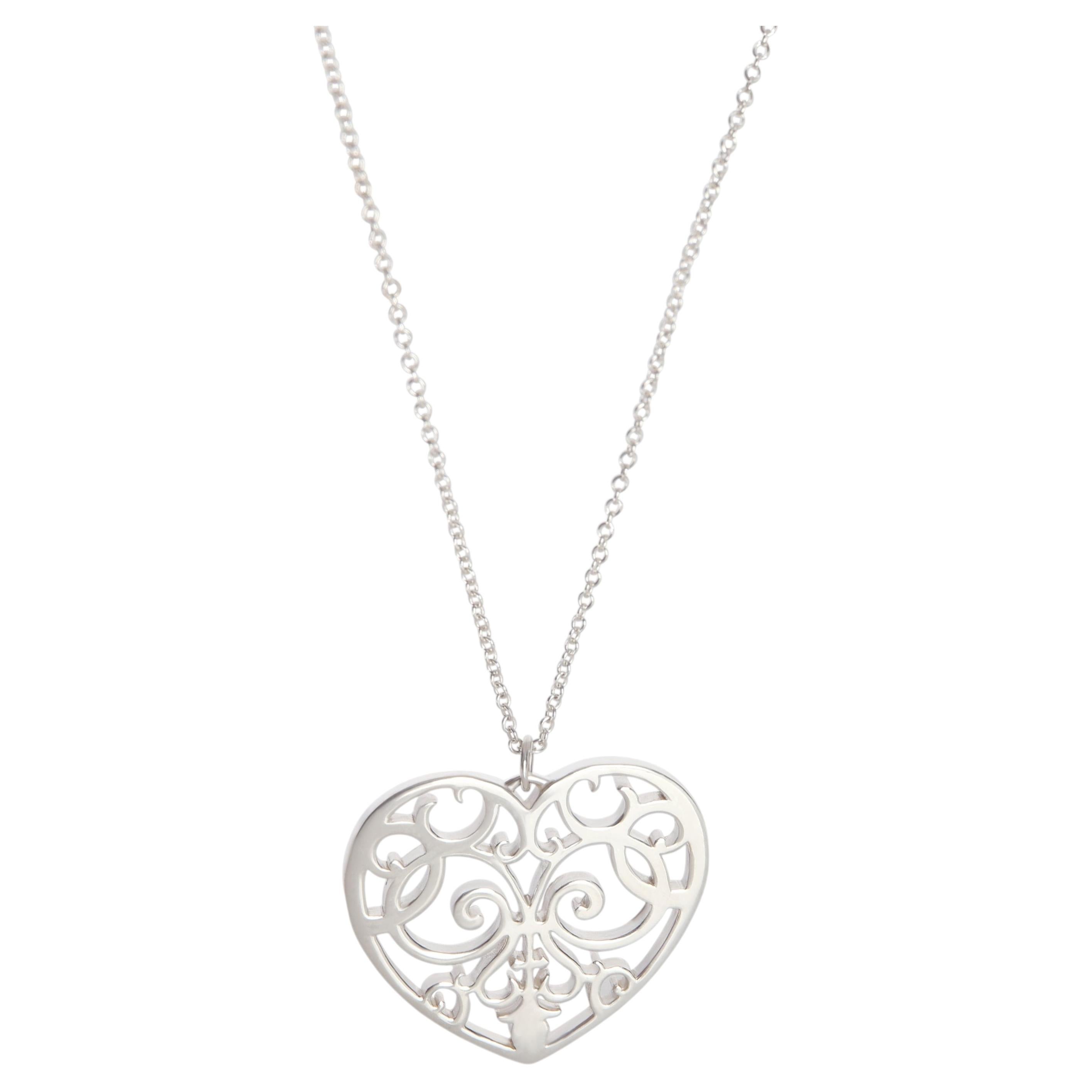 Tiffany & Co. Plata de ley  Colgante «Enchant Heart» en venta