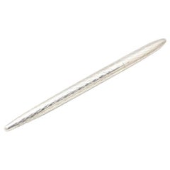 Tiffany & Co. Sterling Silver Engraved Diamond Purse Pen