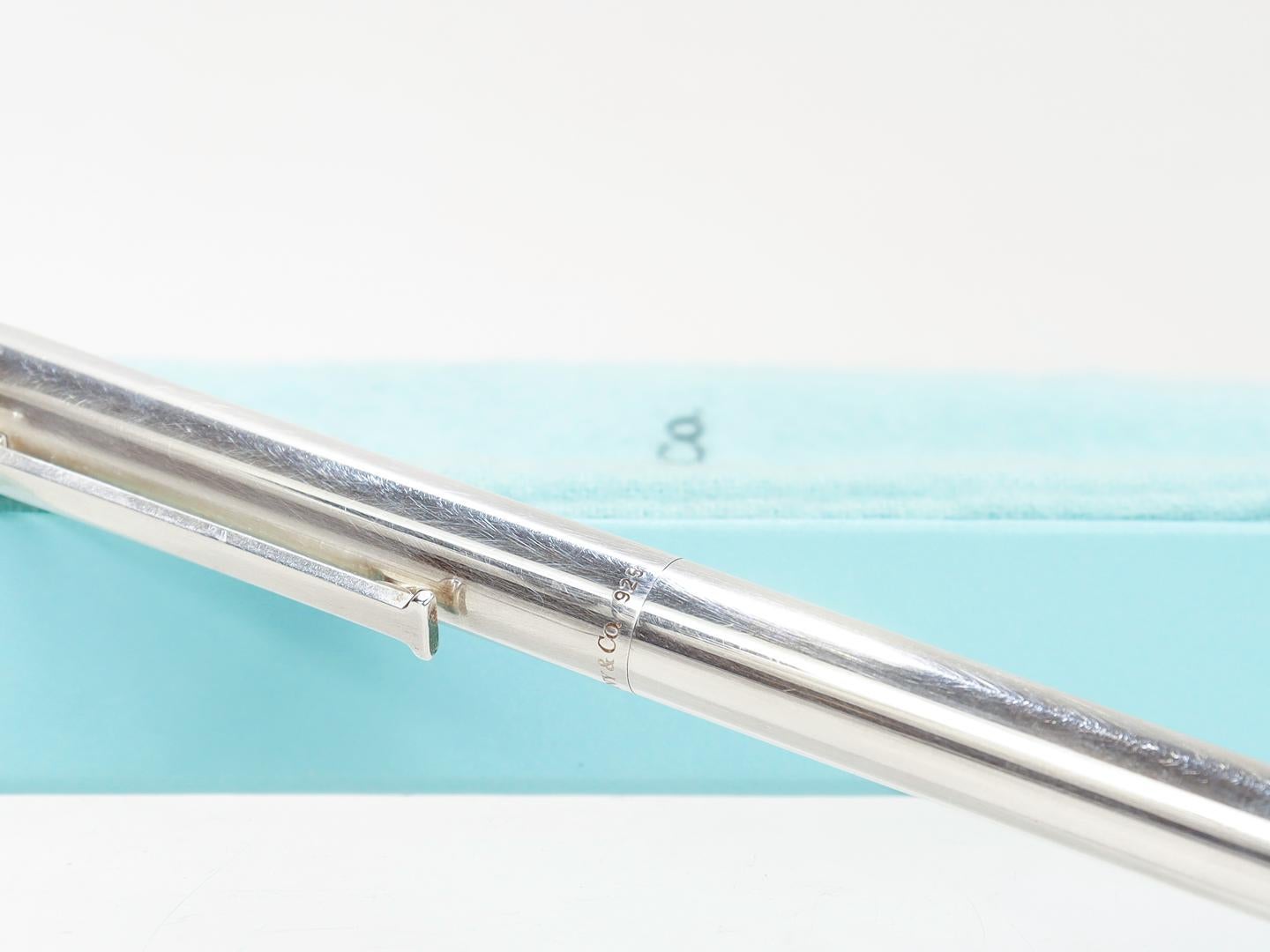 Tiffany & Co. Sterling Silver Executive T Clip Ballpoint Pen For Sale 2