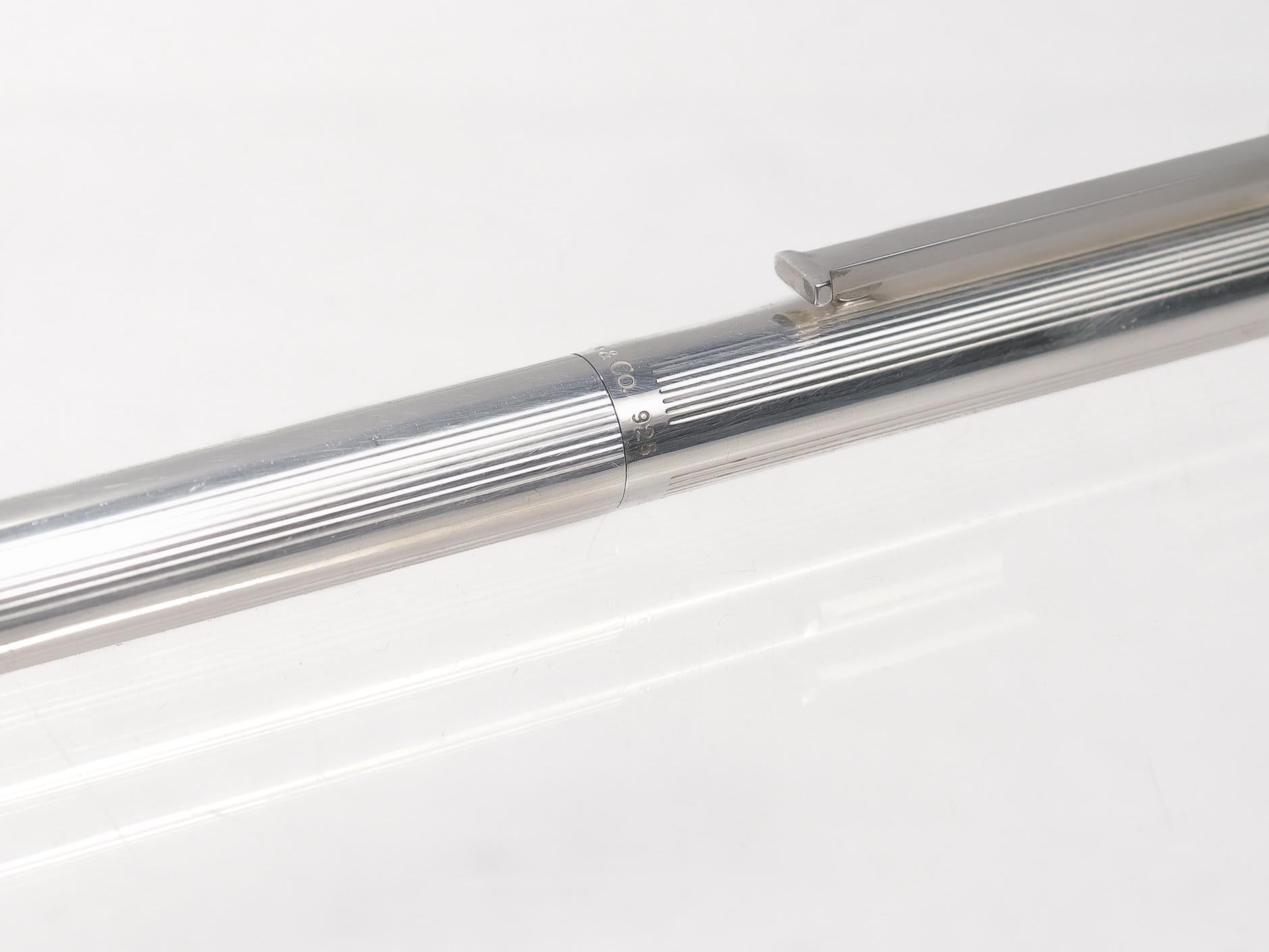 Tiffany & Co. Sterling Silver Executive T Clip Ballpoint Pen For Sale 5