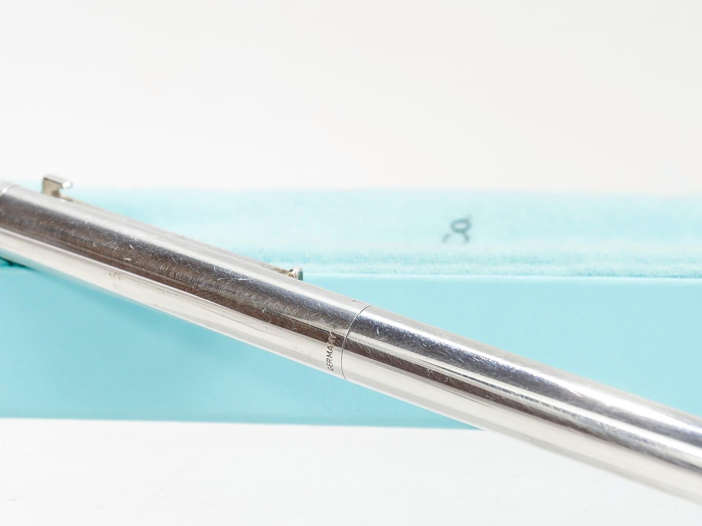 Tiffany & Co. Sterling Silver Executive T Clip Ballpoint Pen For Sale 1