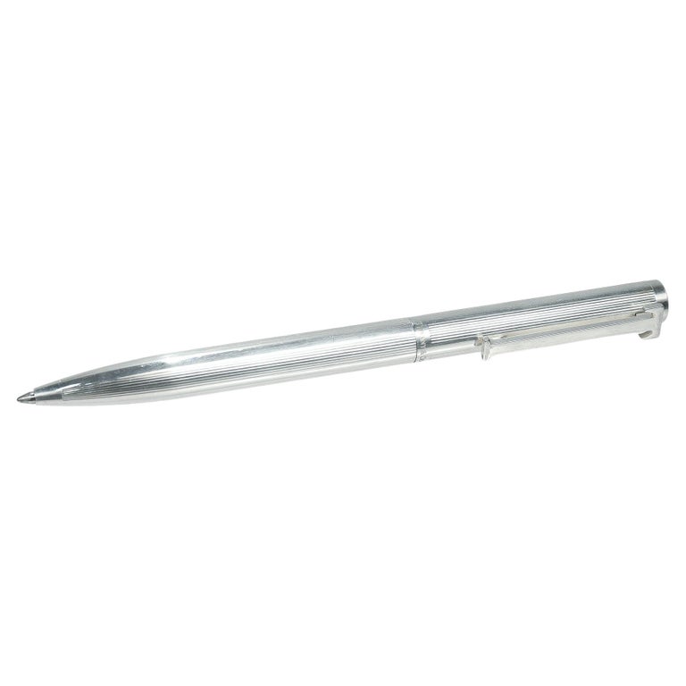 Tiffany and Co. Sterling Silver Executive T Clip Ballpoint Pen For 
