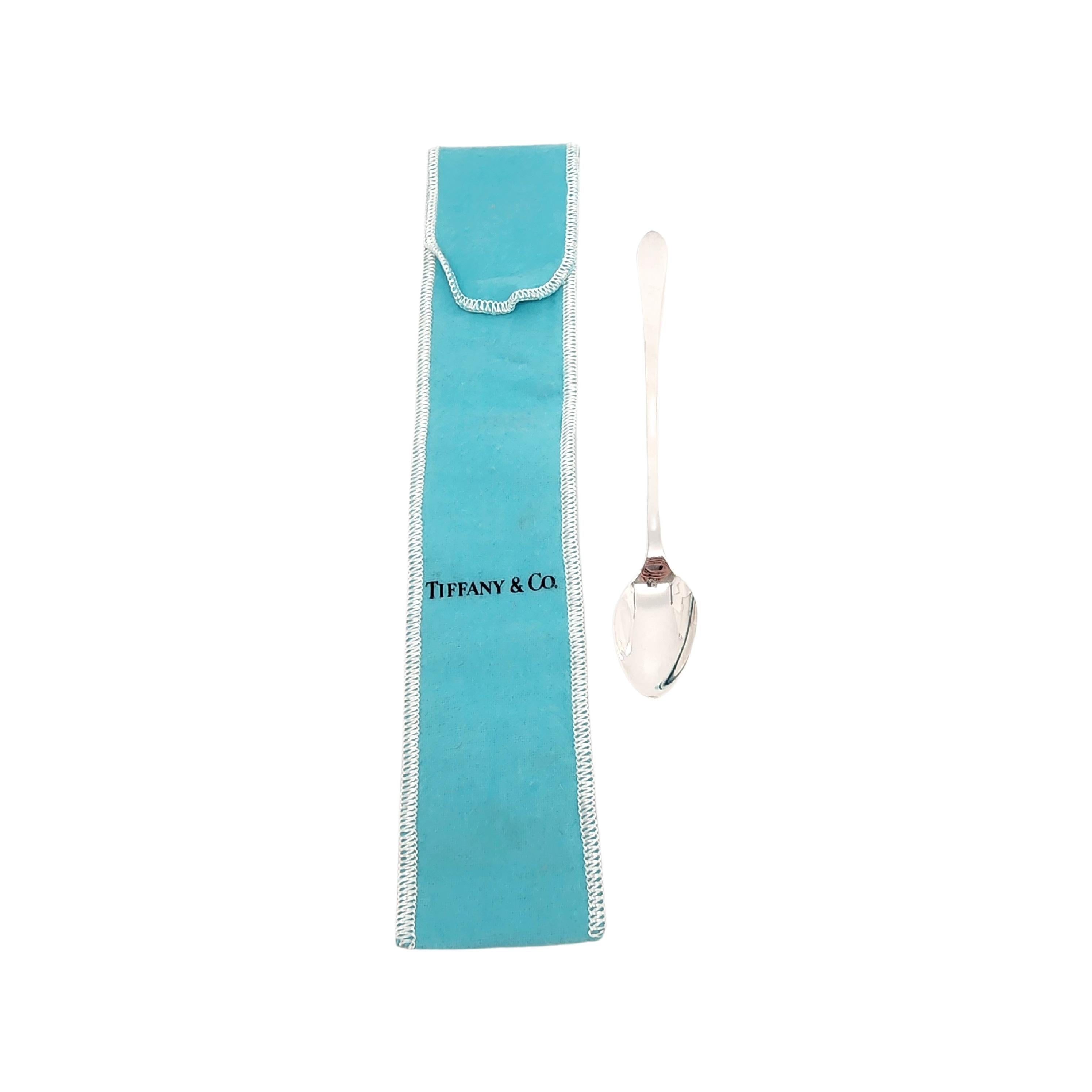 Tiffany & Co. Sterling Silver Faneuil Baby Feeding Spoon with Pouch 1
