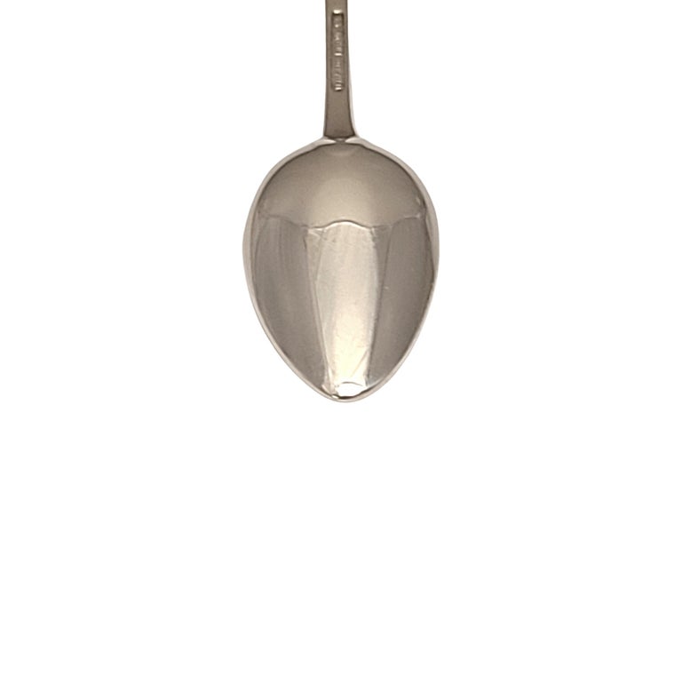 Tiffany and Co Sterling Silver Faneuil Baby Feeding Spoon with Pouch at