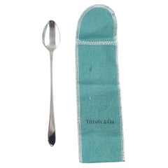 Tiffany & Co Sterling Silver Faneuil Baby Feeding Spoon with Pouch