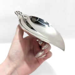 Tiffany & Co Sterling Silver Figural Leaf Dish or Vide Poche no. 22885