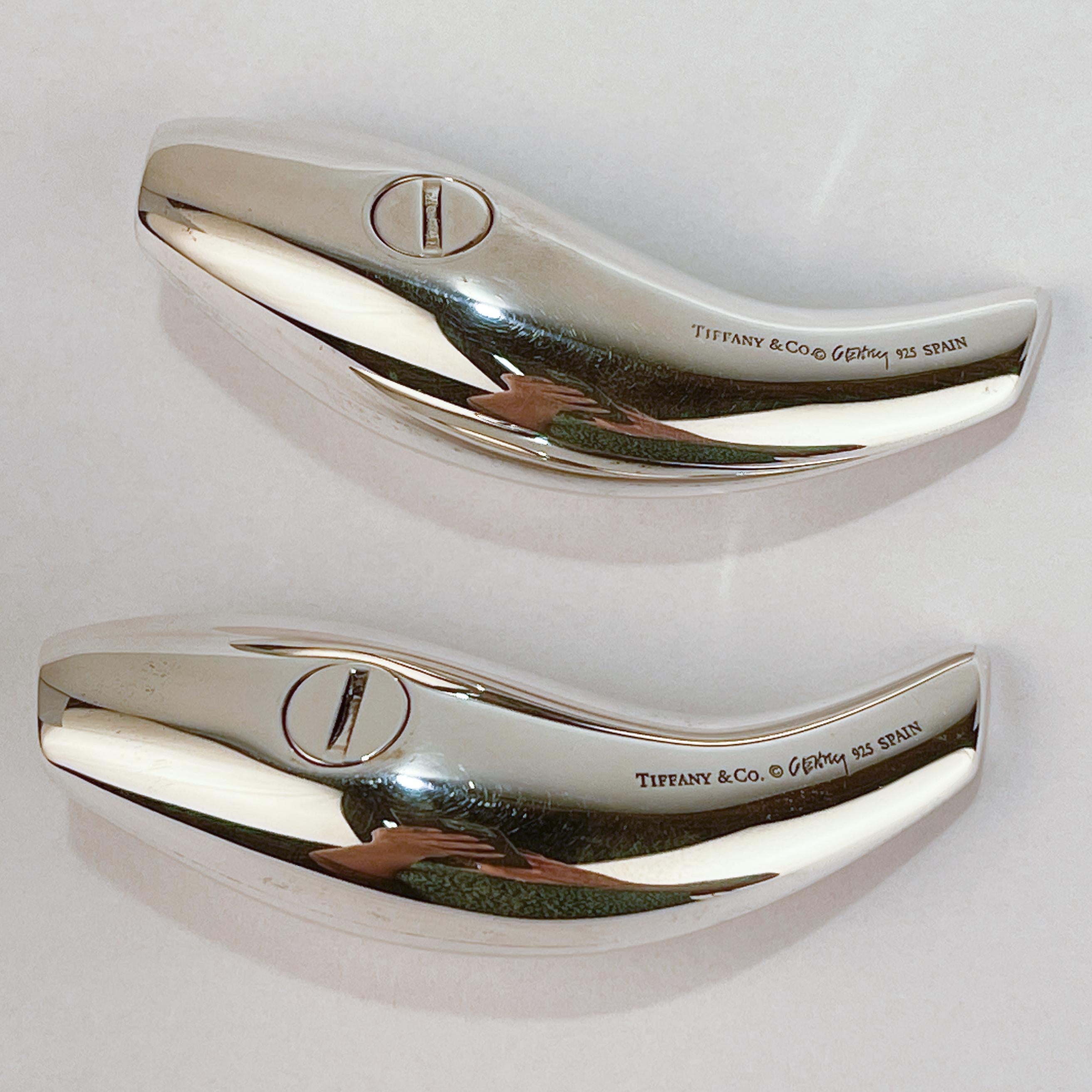 Tiffany & Co. Sterling Silver 'Fish' Salt & Pepper Shakers by Frank Gehry 3