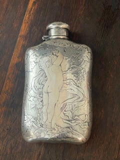 Tiffany & Co. Sterling Silver Flask of Bacchus 1882