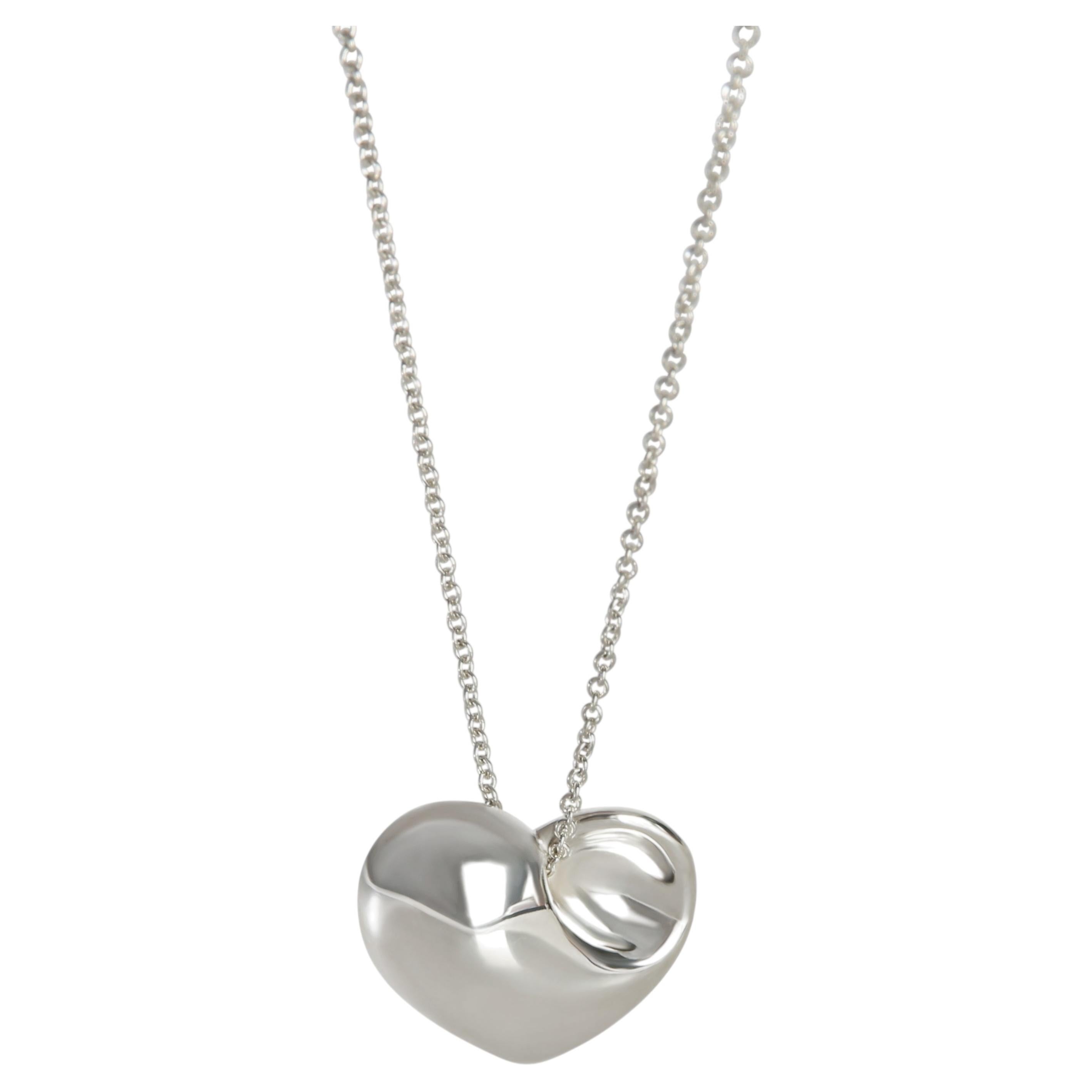 Tiffany & Co. Sterling Silver  Folded Heart Pendant