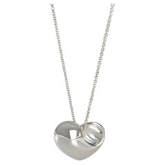 Tiffany & Co. Argento Ciondolo a forma di cuore piegato