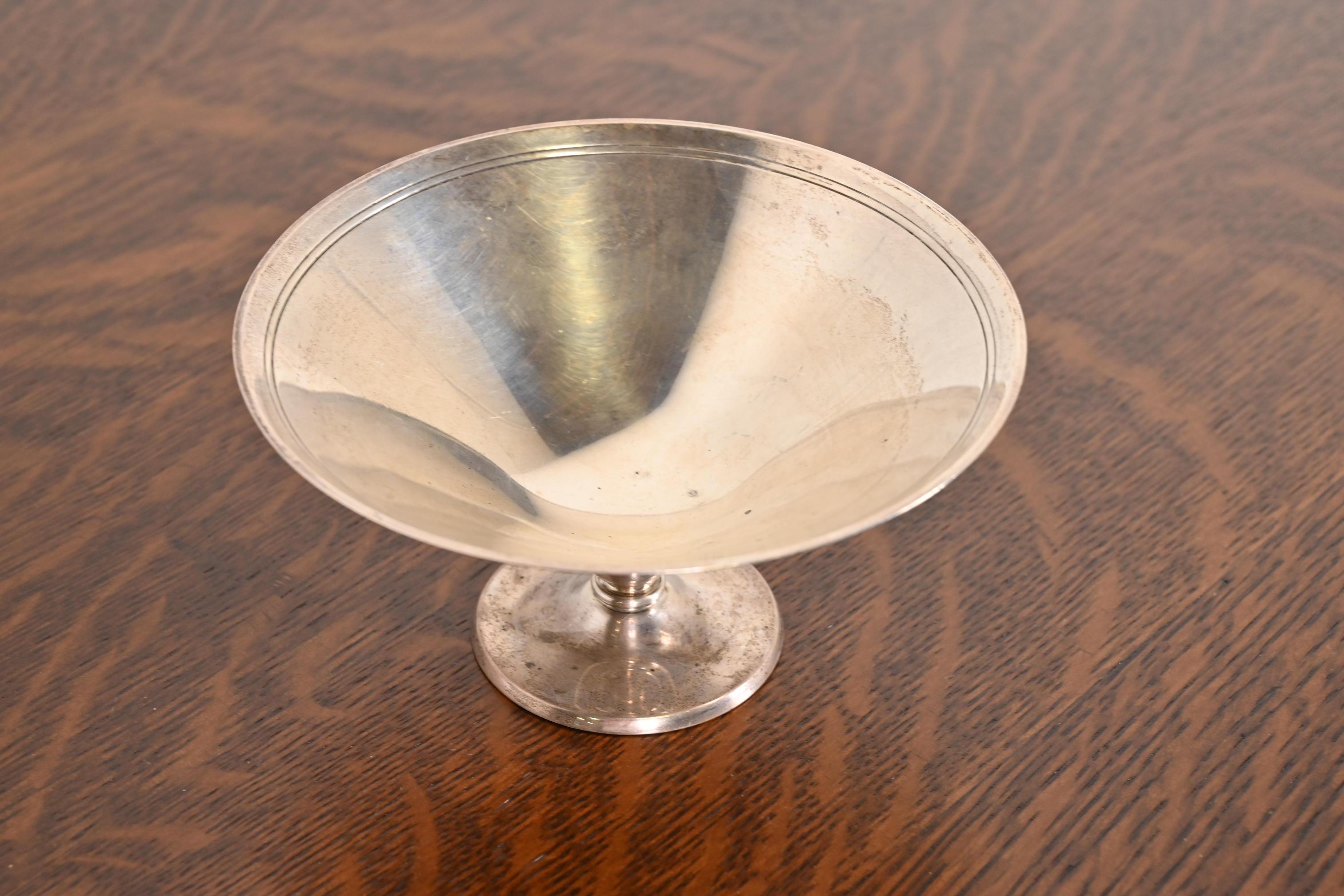 Tiffany & Co. Sterling Silver Footed Bowl or Compote Dish In Good Condition In South Bend, IN