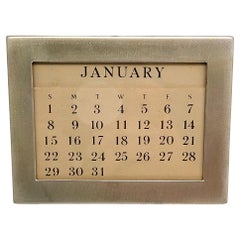 Tiffany & Co Cadre en argent sterling Calendrier Perpétuel 'A'