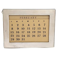 Tiffany & Co Sterling Silver Frame Perpetual Calendar 'B'